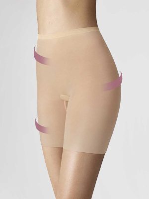 Short Wolford Tulle Control Nude