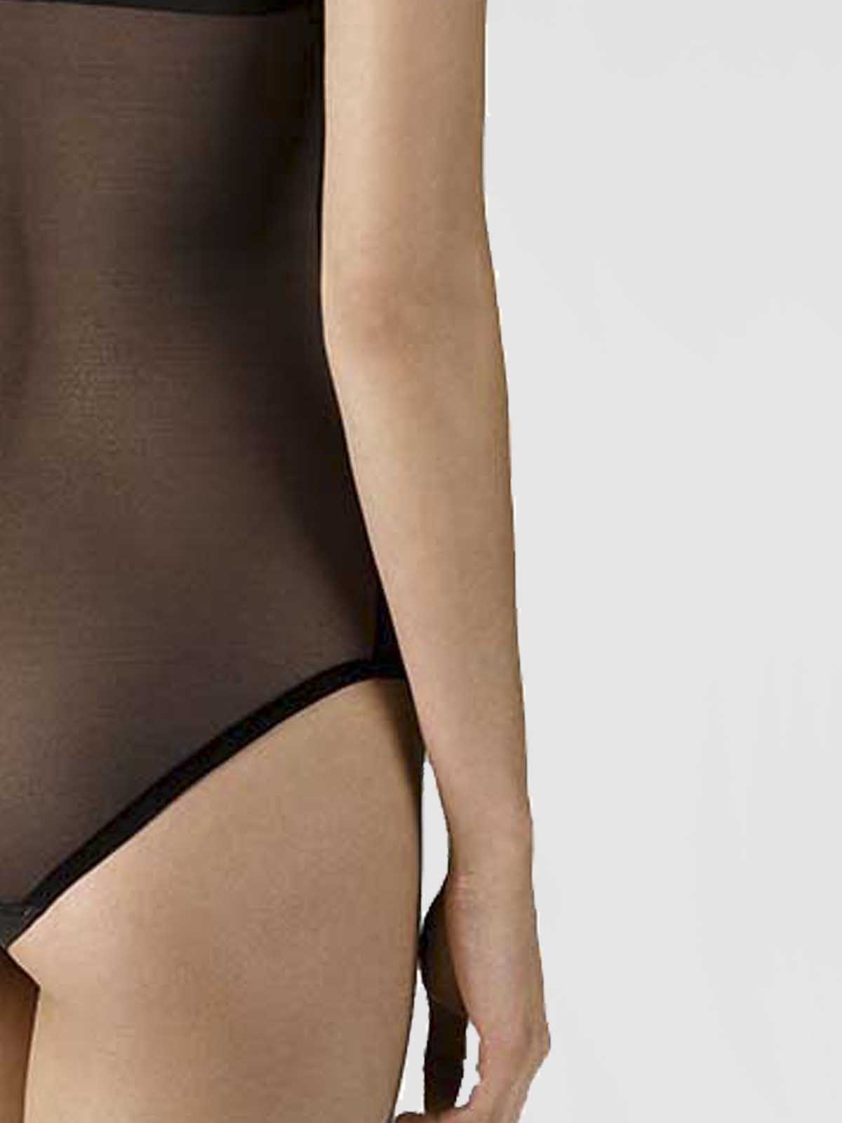 Wolford, Tops, Wolford Tulle Body Color Black Black Size Medium 7956 25