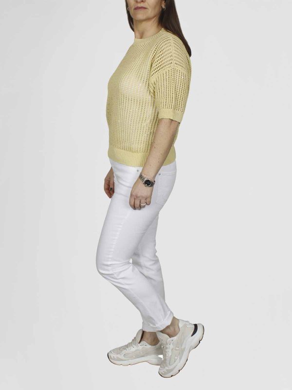 Peserico Pullover s99547 Geel