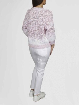Peserico pullover c45221 roze